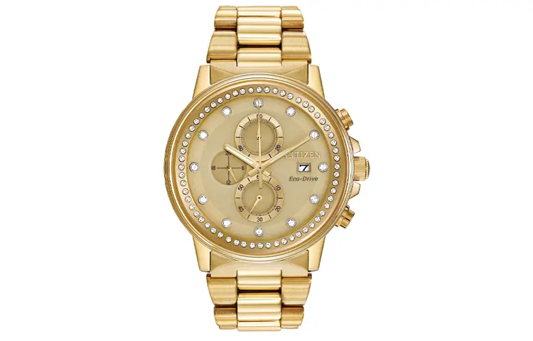 

CITIZEN Часы Men's Ecology Drive Collection Watch, Gold Dial