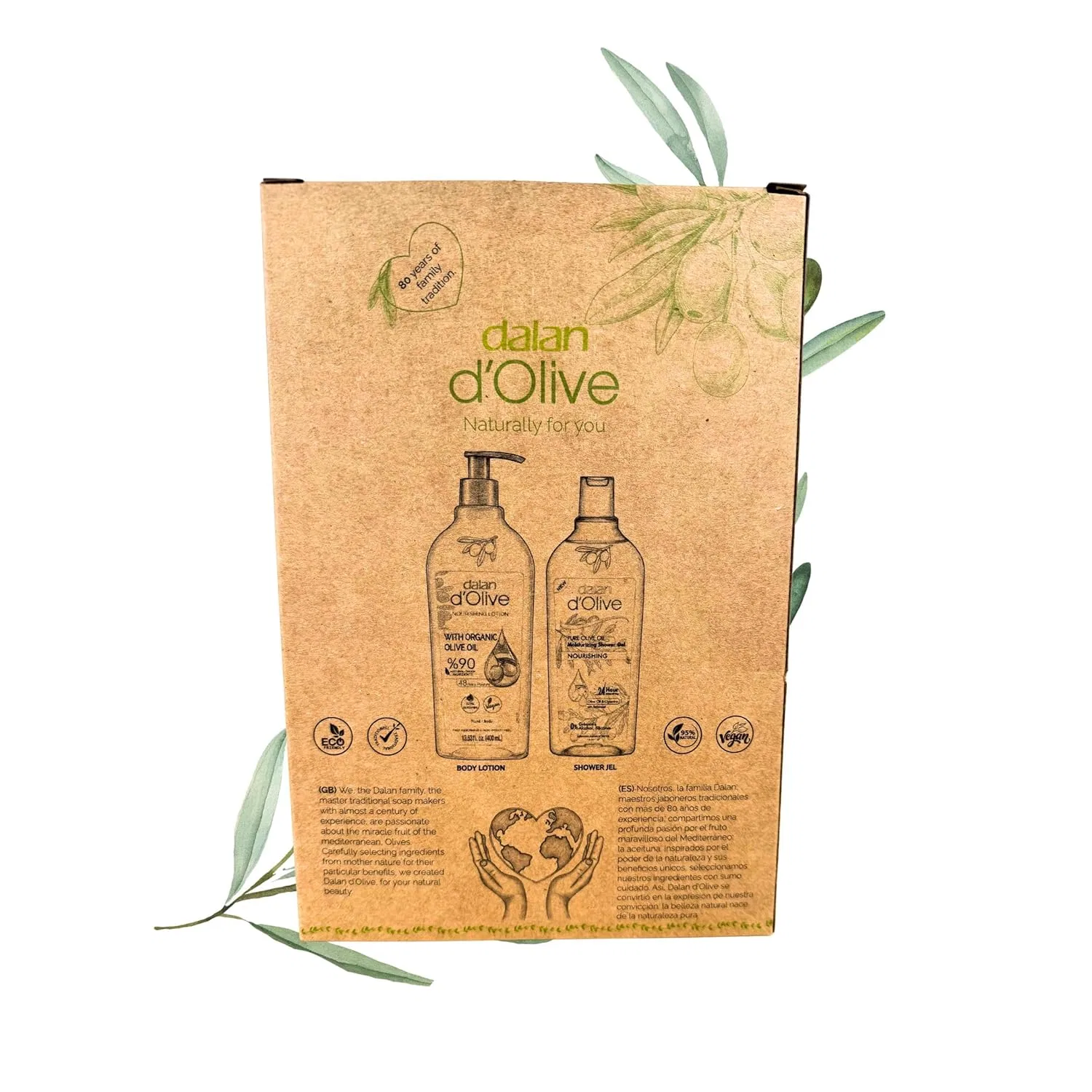 Подарочный набор Dalan d´Olive: гель для душа и лосьон для тела Dalan D´Olive — фото 2