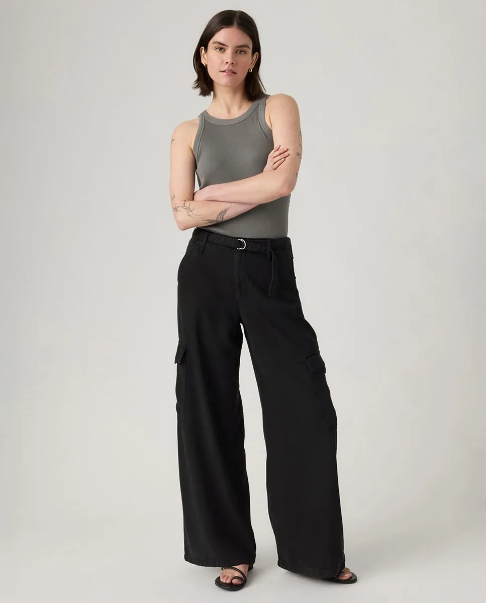 

Женские прямые брюки Baggy Dad Cargo Levi's, черный