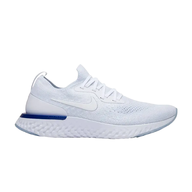 

Кроссовки Nike Epic React Flyknit 'White Racer Blue' Sample, белый