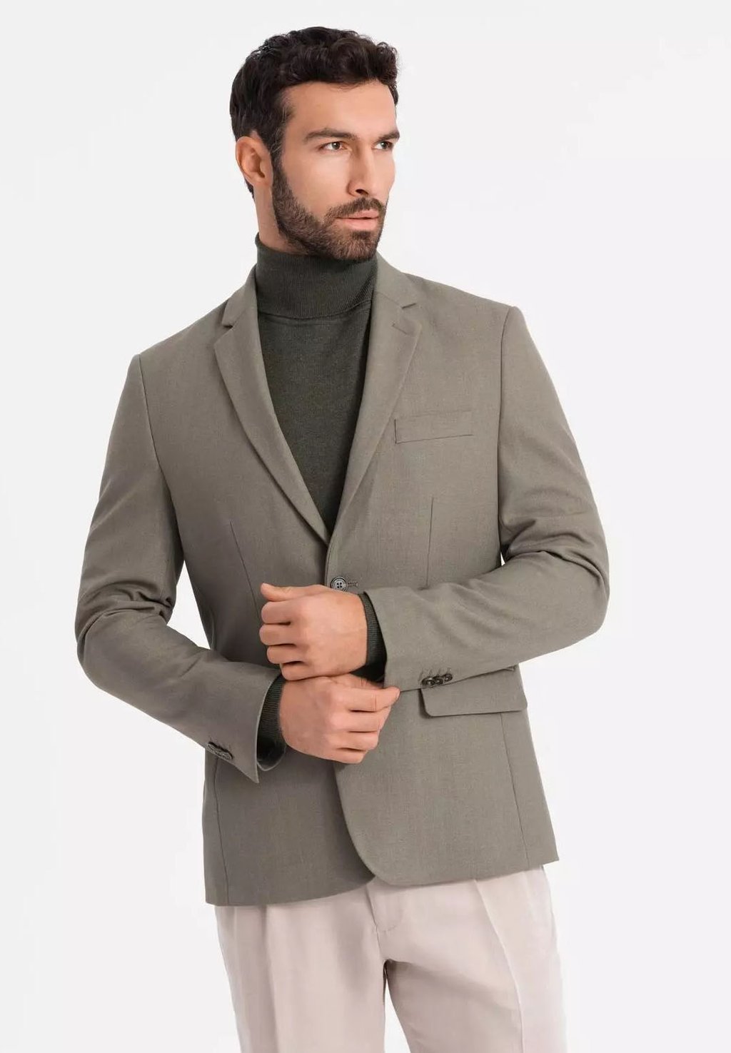 

Пиджак-блейзер Suit jacket Ombre, оливковый