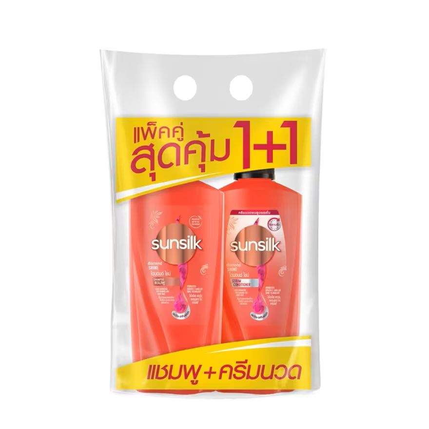 

Sunsilk Шампунь Diamond Shine Activ-Infusion 325 мл. +Кондиционер 300 мл, Red