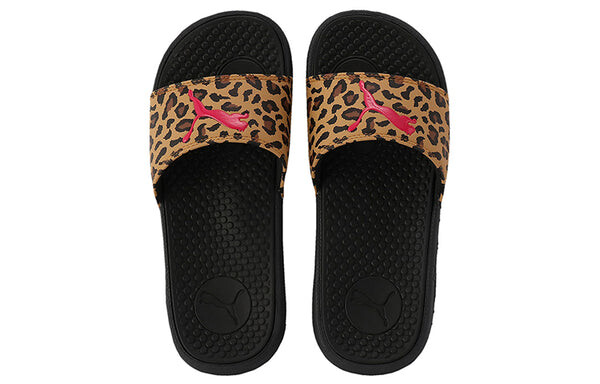 Тапочки cool cat sports leopard slipper black Puma, черный — фото 3