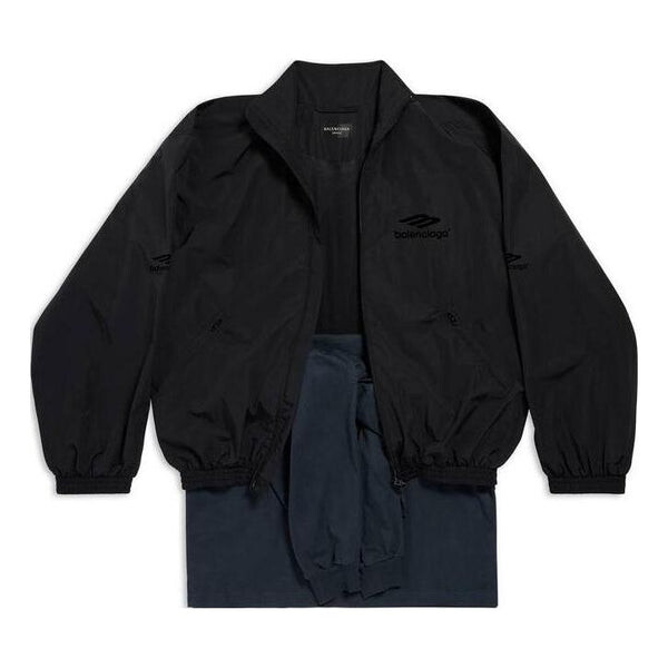 

Куртка patched tracksuit jacket 'black' Balenciaga, черный