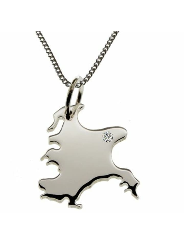 

Schmuckador Цепочка 50 см + бриллиантовая окантовка из серебра 925 пробы