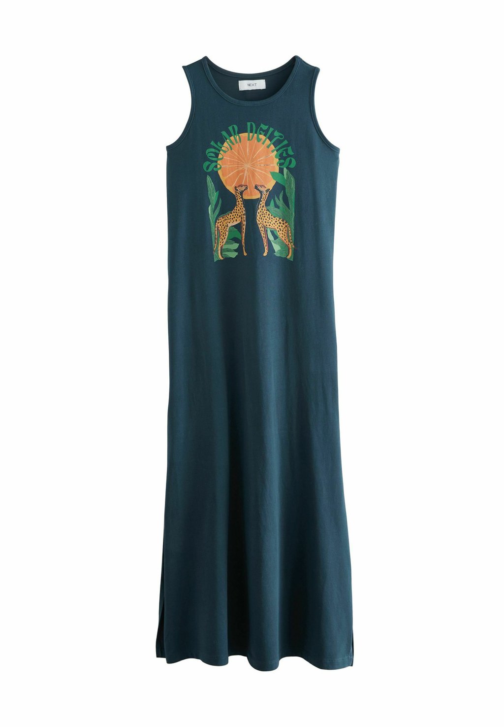 

Платье из джерси Maxi dress Next, синий