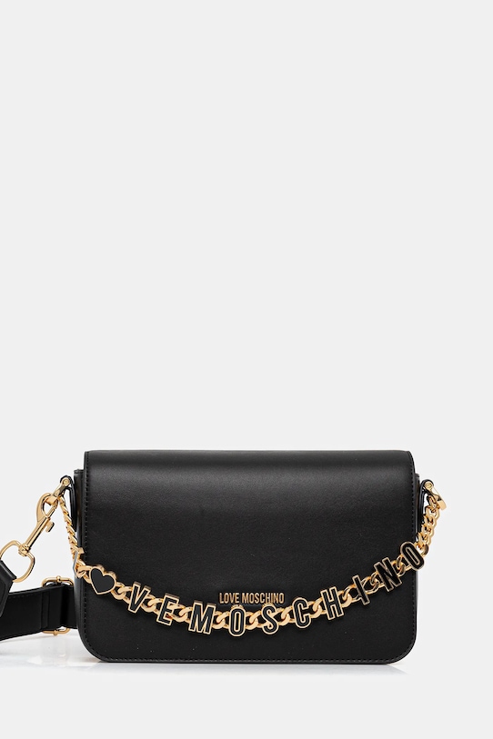 

Кожаная сумка Love Moschino, черный