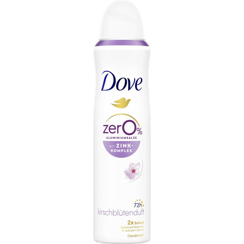 

Дезодорант-спрей с комплексом цинка и ароматом вишневого цвета Dove, 150 ml