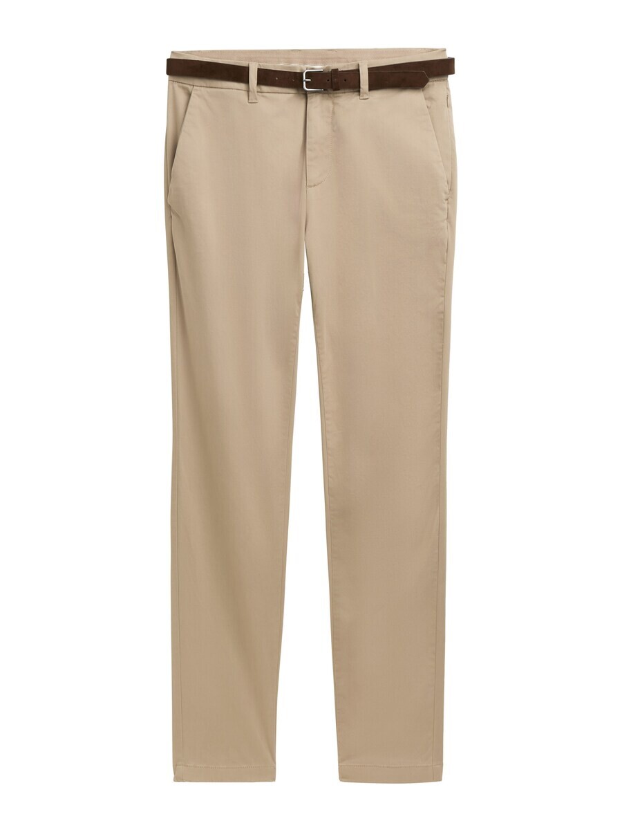 

Брюки чинос TOM TAILOR Slim fit Chino Pants Travis, бежевый