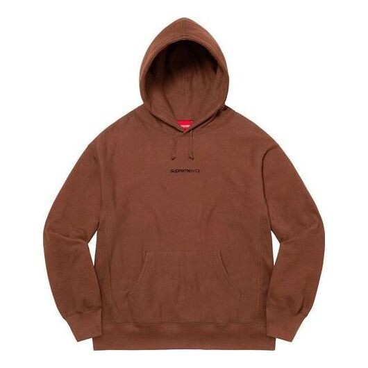 

Толстовка number one hooded sweatshirt 'brown black' Supreme, коричневый