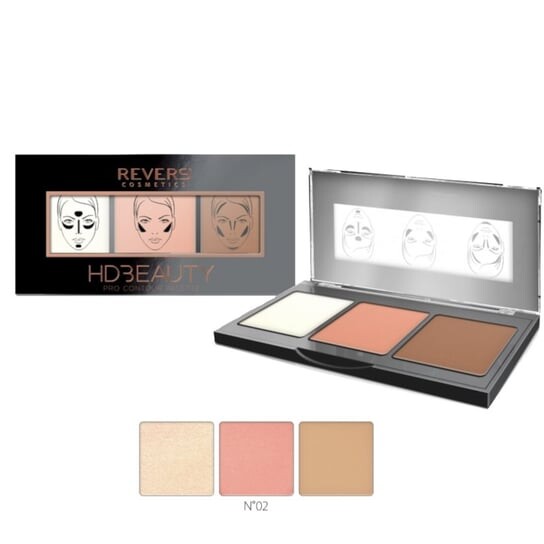 

КОНТУРНАЯ ПАЛИТРА № 02 HDBeauty PRO, Revers
