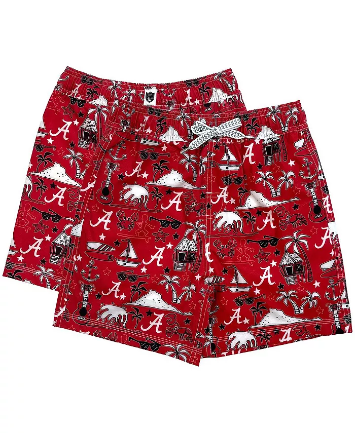 

Купальник Luau для мальчиков и девочек Alabama Crimson Tide в малиновом цвете Wes & Willy