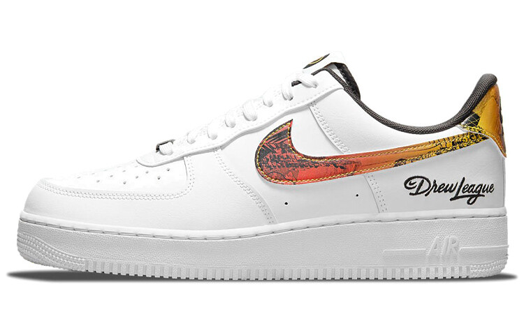 

Кроссовки Nike Air Force 1 Low Drew League, белый/красный, Серый;красный, Кроссовки Nike Air Force 1 Low Drew League, белый/красный
