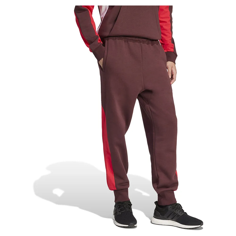 Брюки adidas Seasonal Essentials Colorblock, фиолетовый — фото 4