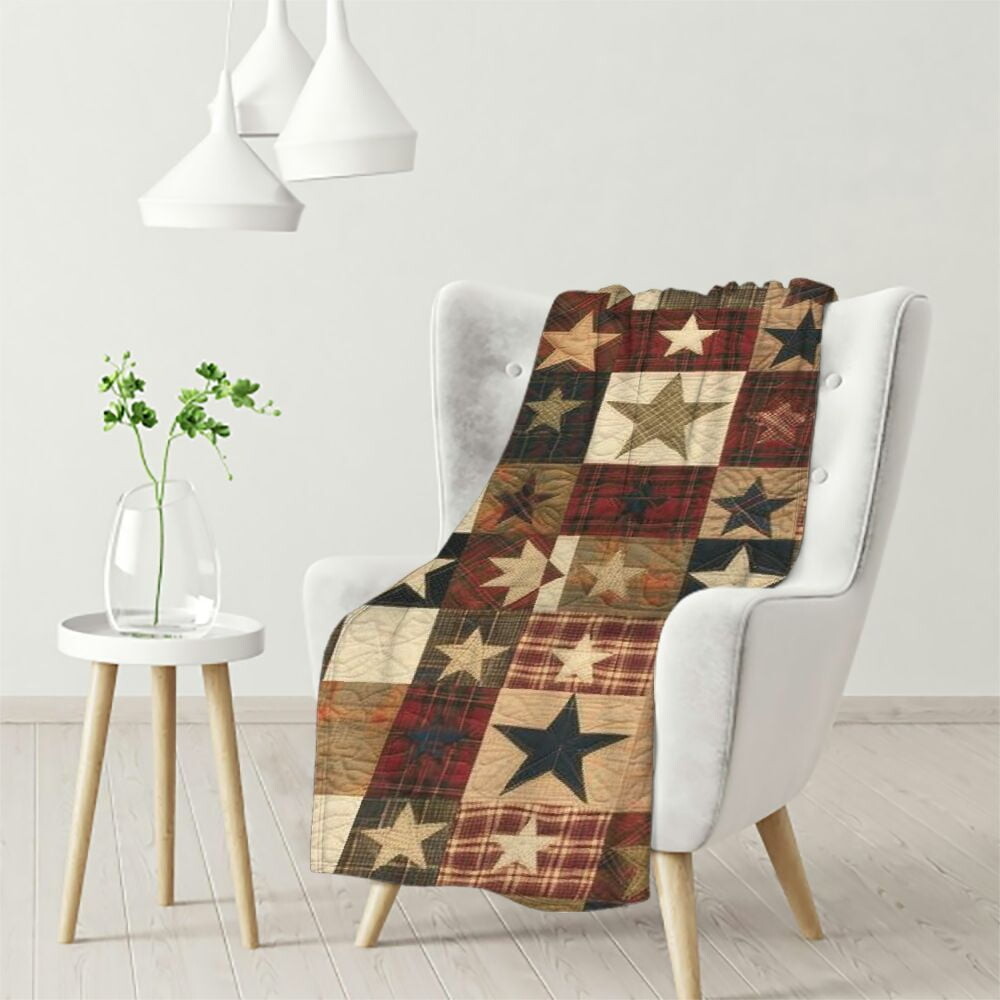 

Покрывало Ullo0ord Country Abilene Star Red, белый