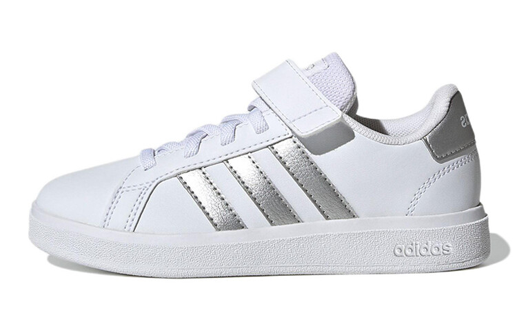 

Кроссовки Adidas Grand Court 2.0 Little Kid 'White Matte Silver'