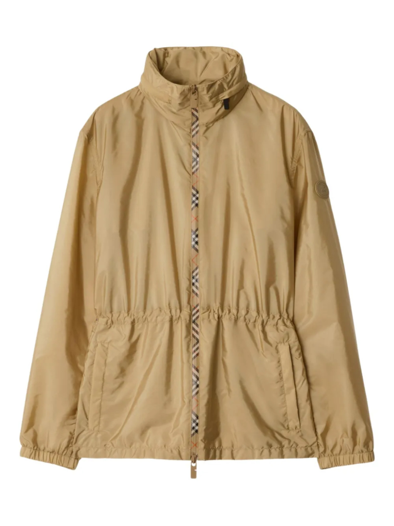 

Парка с нашивкой-логотипом Burberry, нейтральный