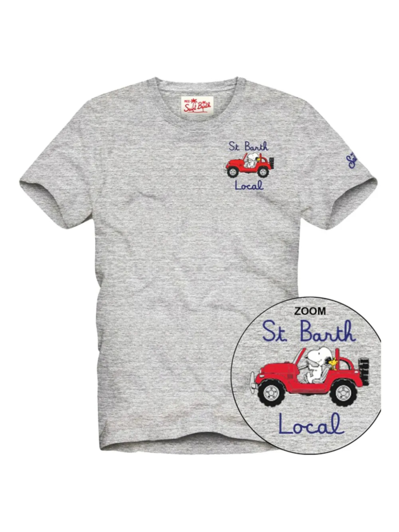 

MC2 Saint Barth cotton футболка, серый