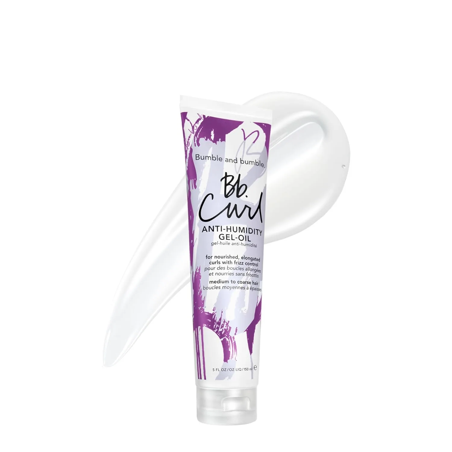 Bumble and bumble Curl Anti-Humidity Gel-Oil против завивки от влажности, для упругости, блеска и увлажнения, для средних и густых кудрявых волос, с маслами жожоба, авокадо и кокоса, 150 мл Bumble And Bumble., pink