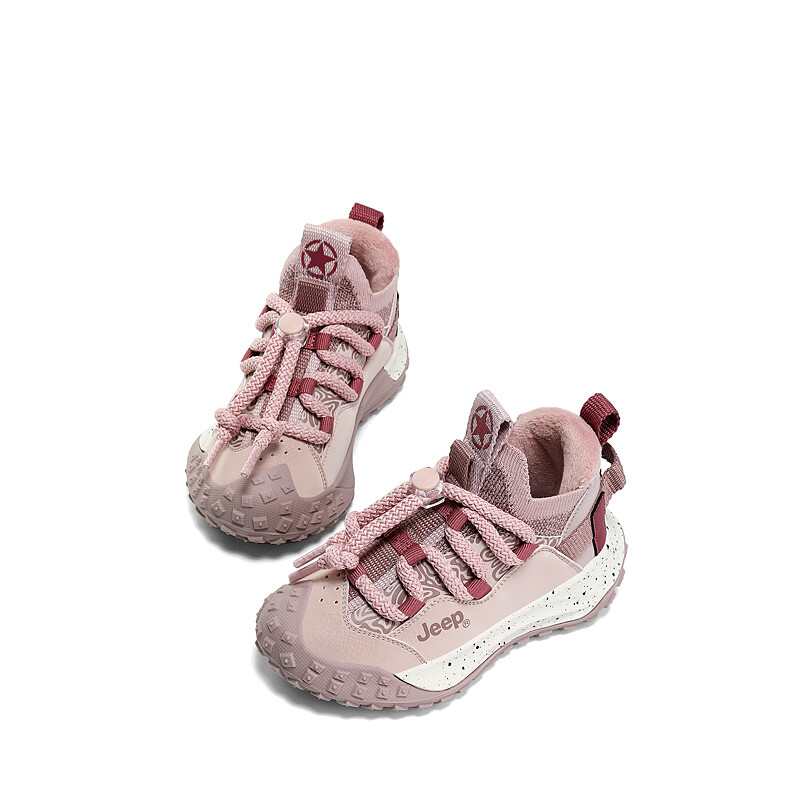 Кроссовки Jeep Kids Lifestyle Shoes Kids High-top Pink/Purple, розовый — фото 4