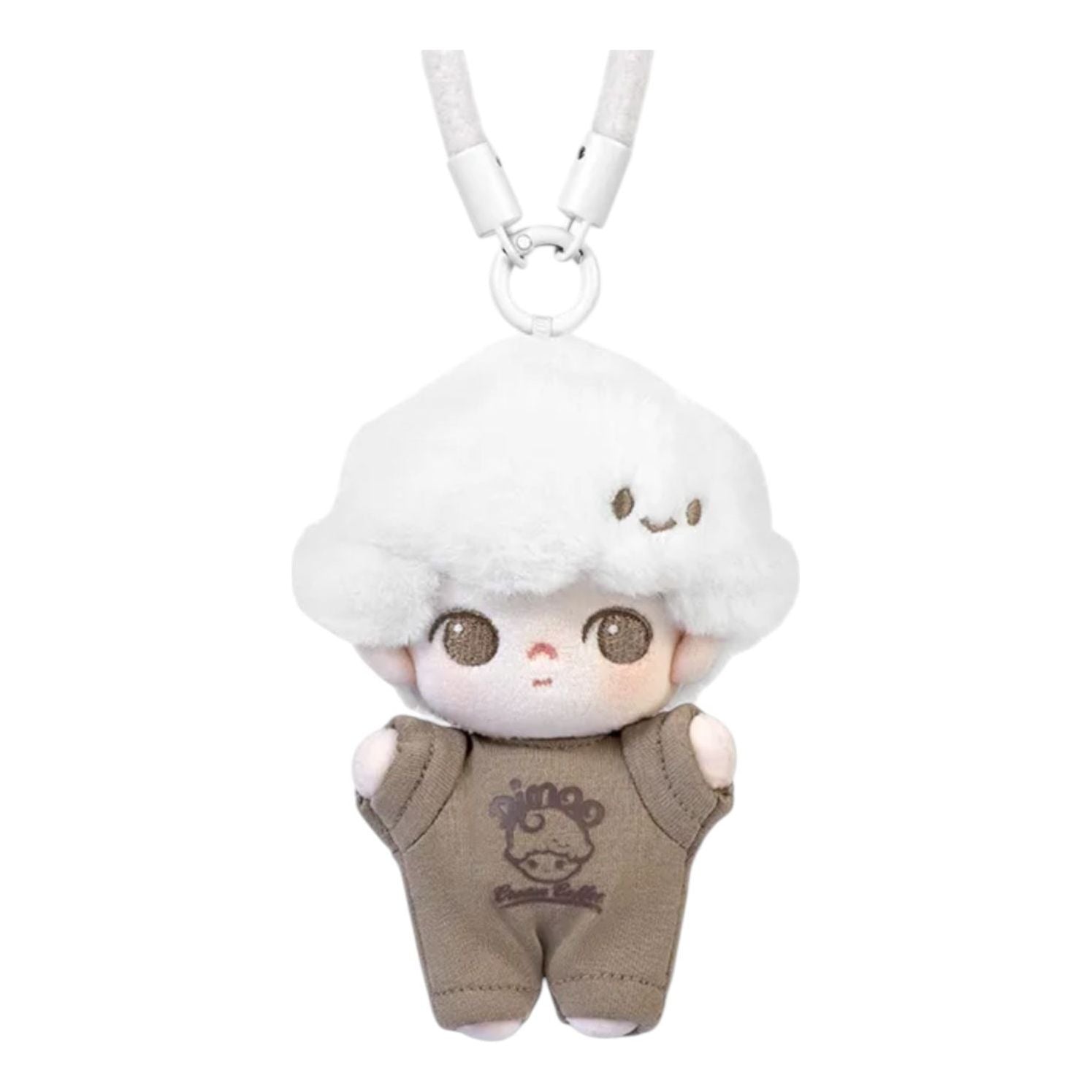 

Фигурка Pop Mart Dimoo Crush on Coffee Plush Keychain 'Coconut Latte'
