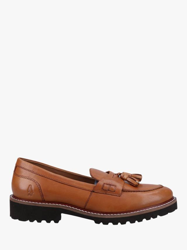 Ginny кожаные мокасины с массивными кисточками Hush Puppies, Tan