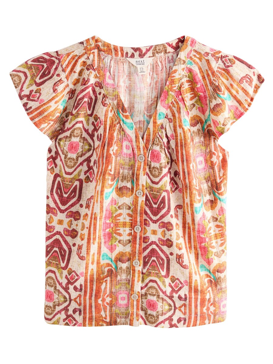 

Блуза Next, цвет Orange red/Cranberry/Light red