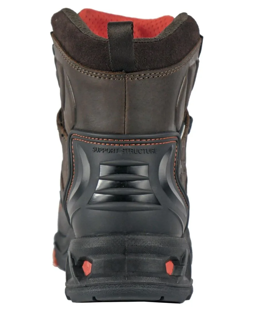 Мужские водонепроницаемые рабочие ботинки Traverse с композитным носком Hoss Boot Company, коричневый — фото 3