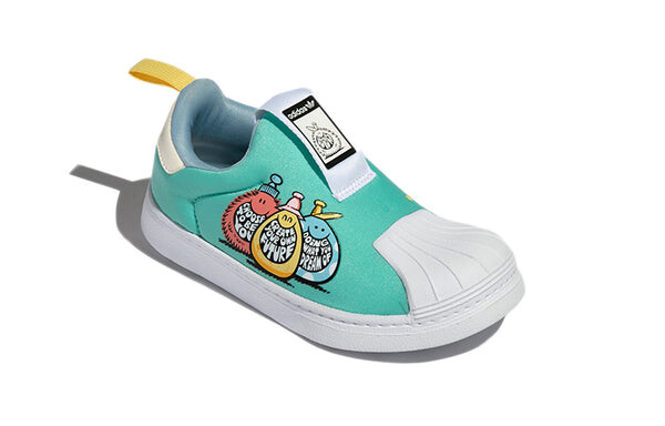 Кроссовки kevin lyons x originals superstar 360 i Adidas, зеленый — фото 3