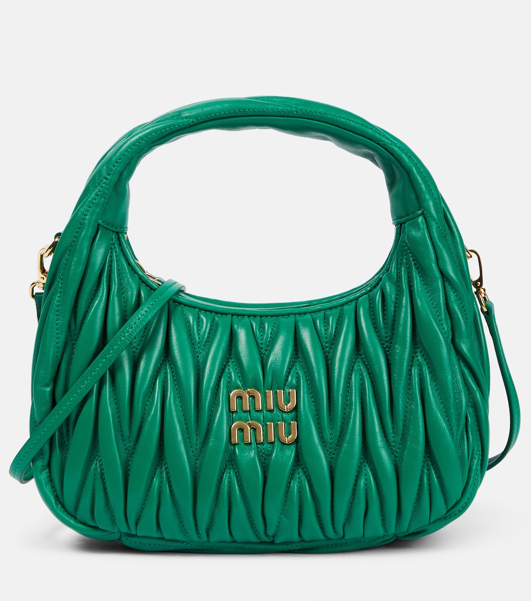 

Сумка через плечо Miu Wander с эффектом матрасного стежка Miu Miu, Mango