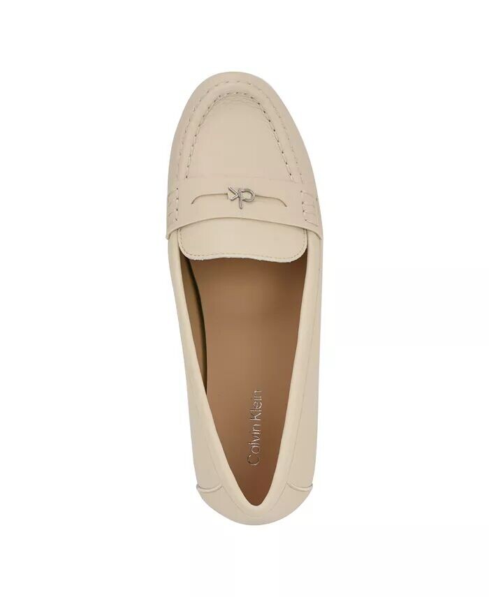 Женские туфли-лоферы Lassa Slip-On Flats Calvin Klein, слоновая кость/кремовый — фото 4