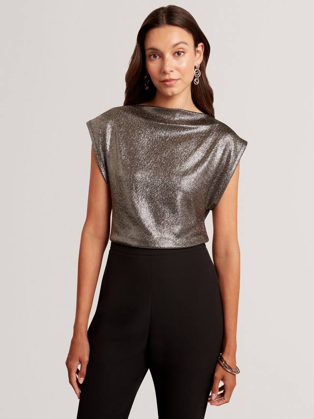 

Jjesca блузка с металлическим отливом Ted Baker, Bronze