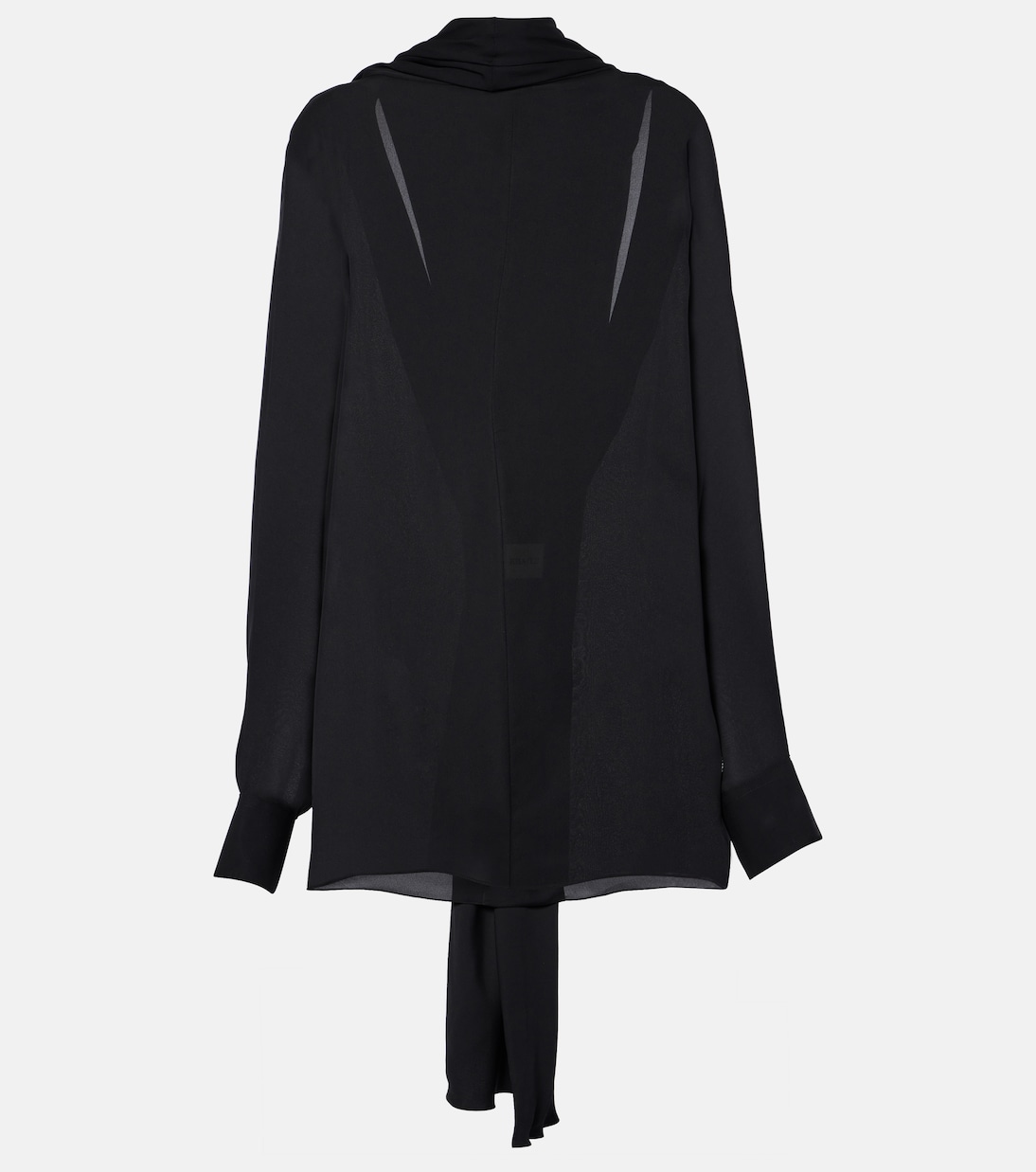 

Шелковая блузка Bex Khaite, черный