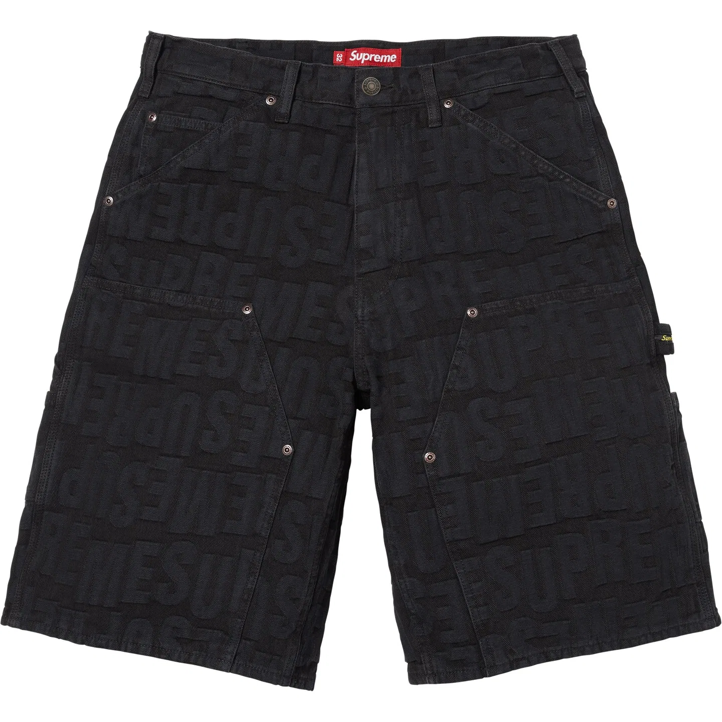 Шорты джинсовые Double Knee Supreme SS26 черные