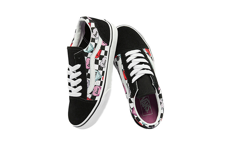 Детские низкие кеды с принтом в виде сердца Vans — фото 4