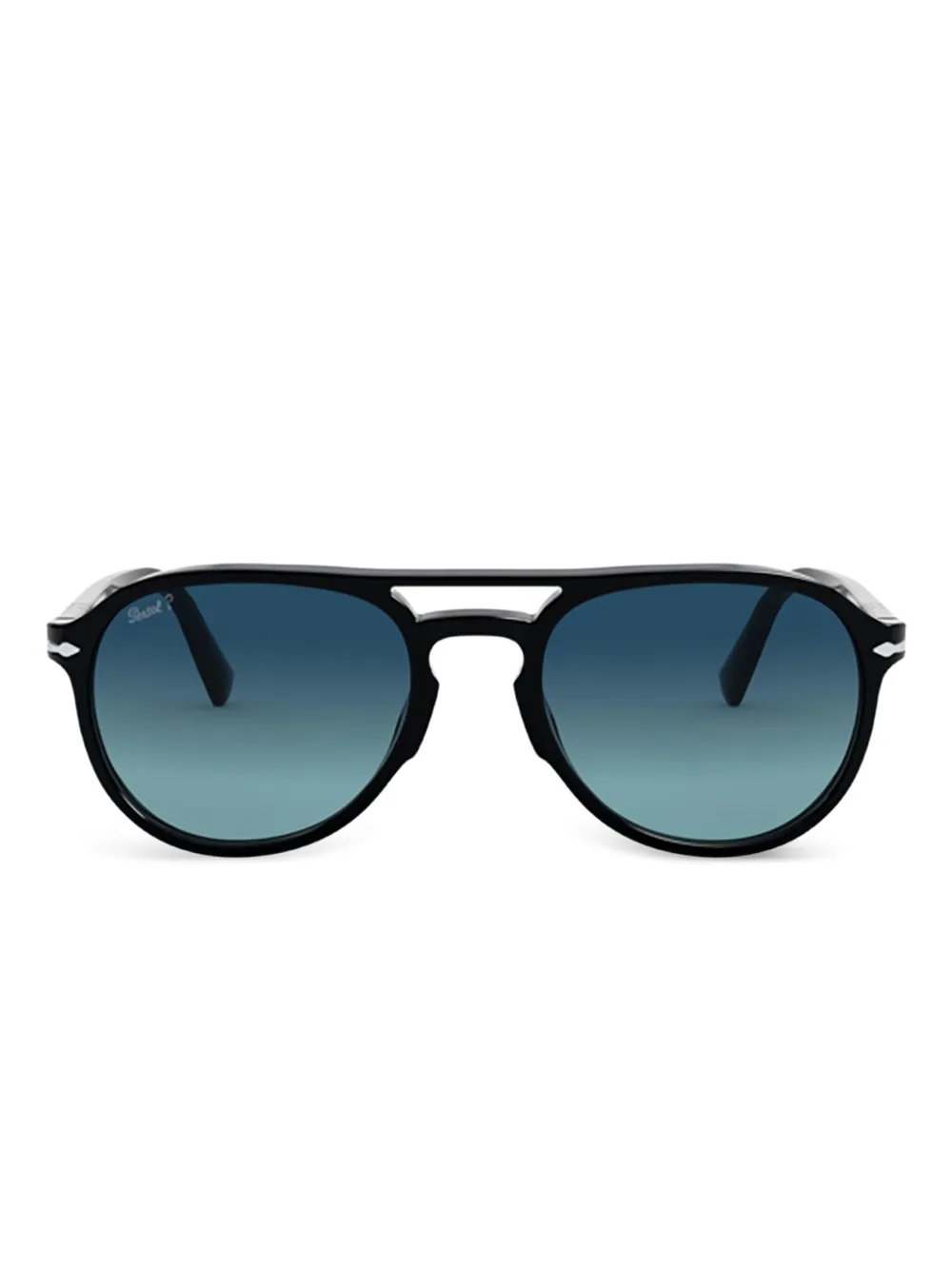 

Солнцезащитные очки в круглой оправе Persol, синий