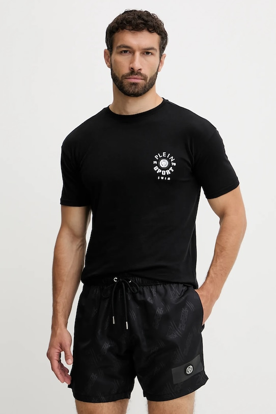 

Футболка из хлопка Plein Sport, черный