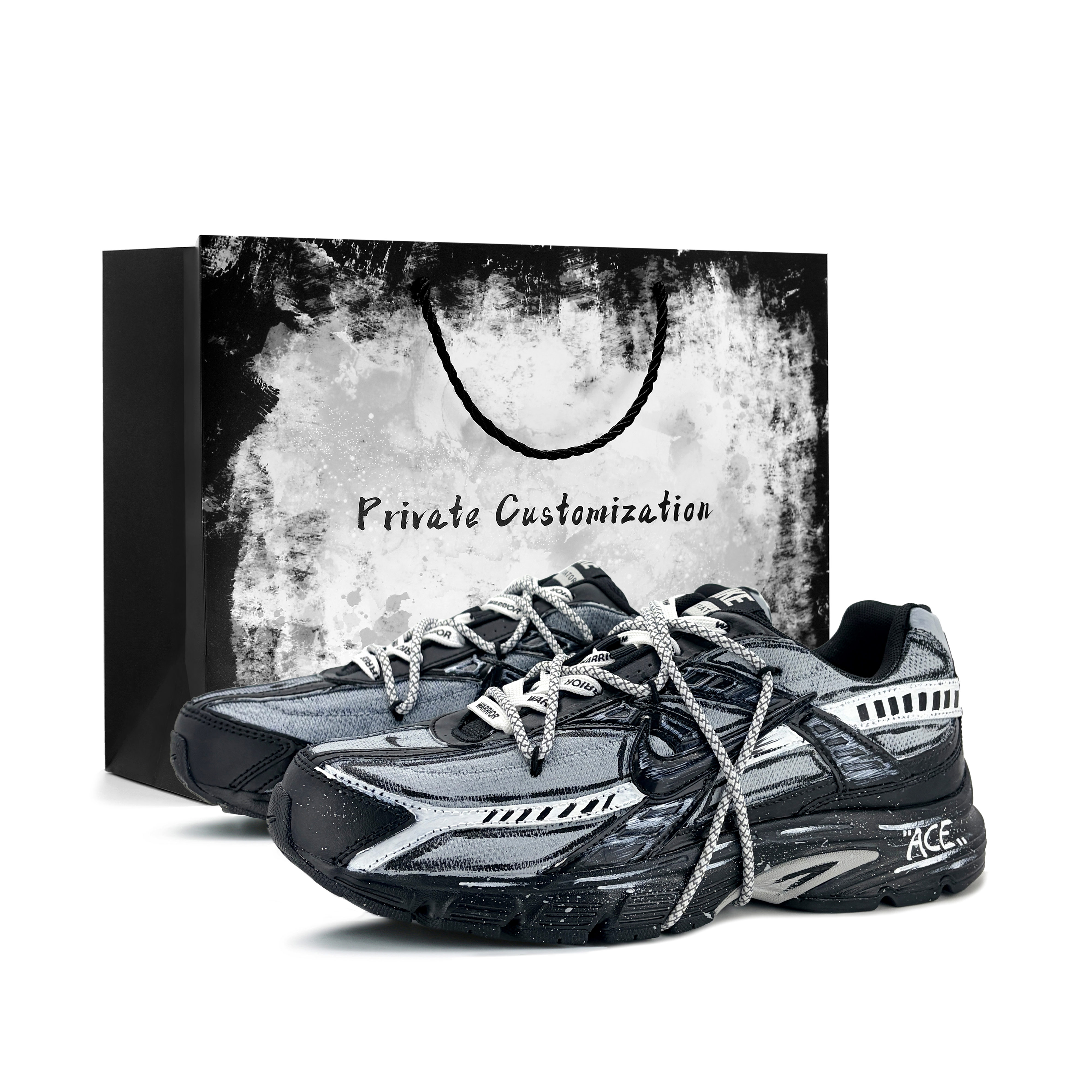 

Initiator Zero Realm Mesh Cushioning низкие массивные кроссовки мужские Nike, серый