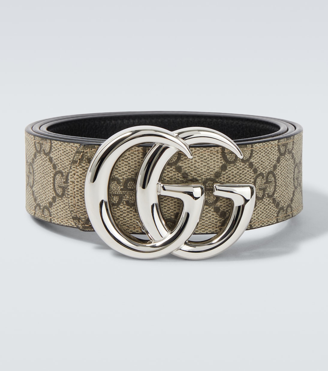 

Ремень GG из искусственной кожи Gucci, Old Be Ebony/Black