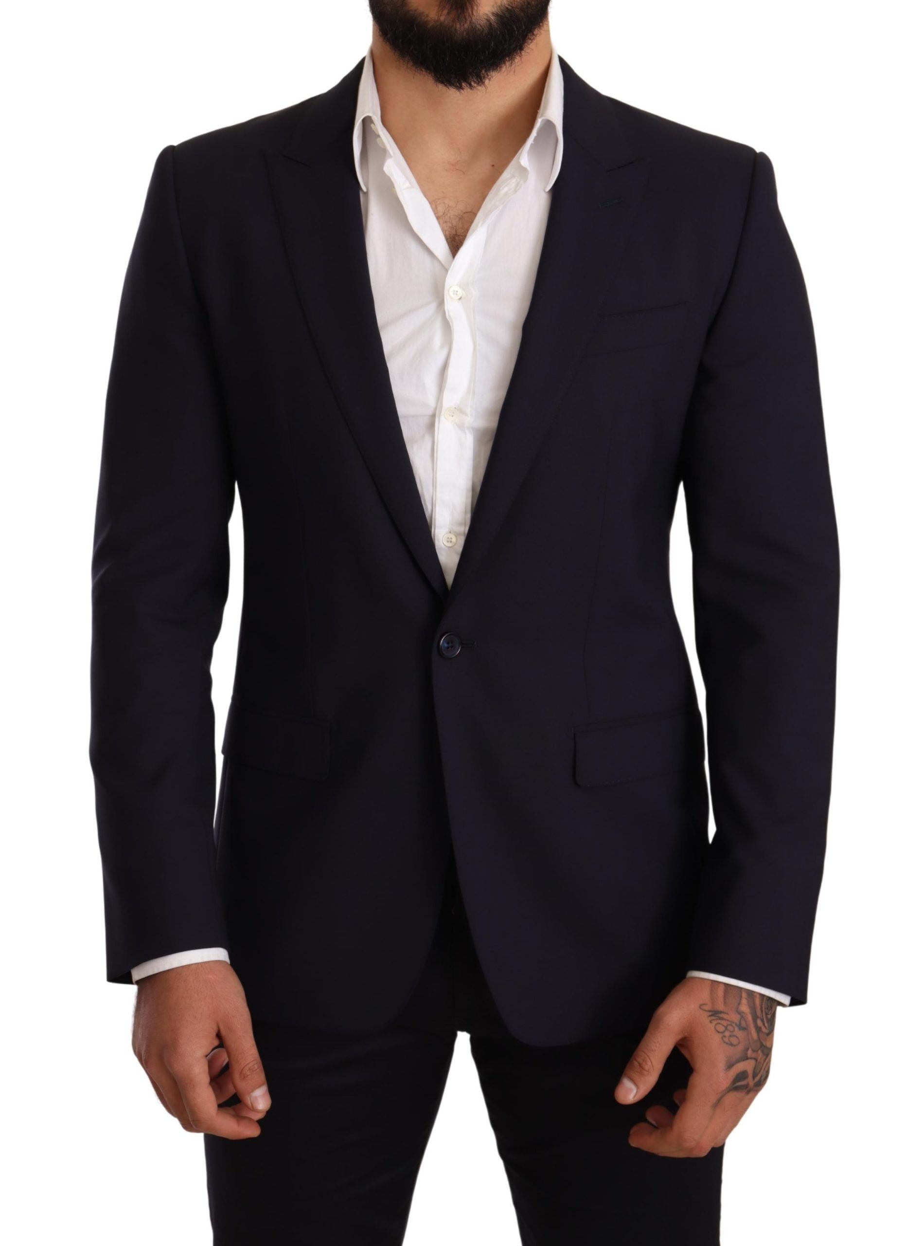 

Элегантный темно-синий блейзер Martini от Renowned Tailors Dolce & Gabbana