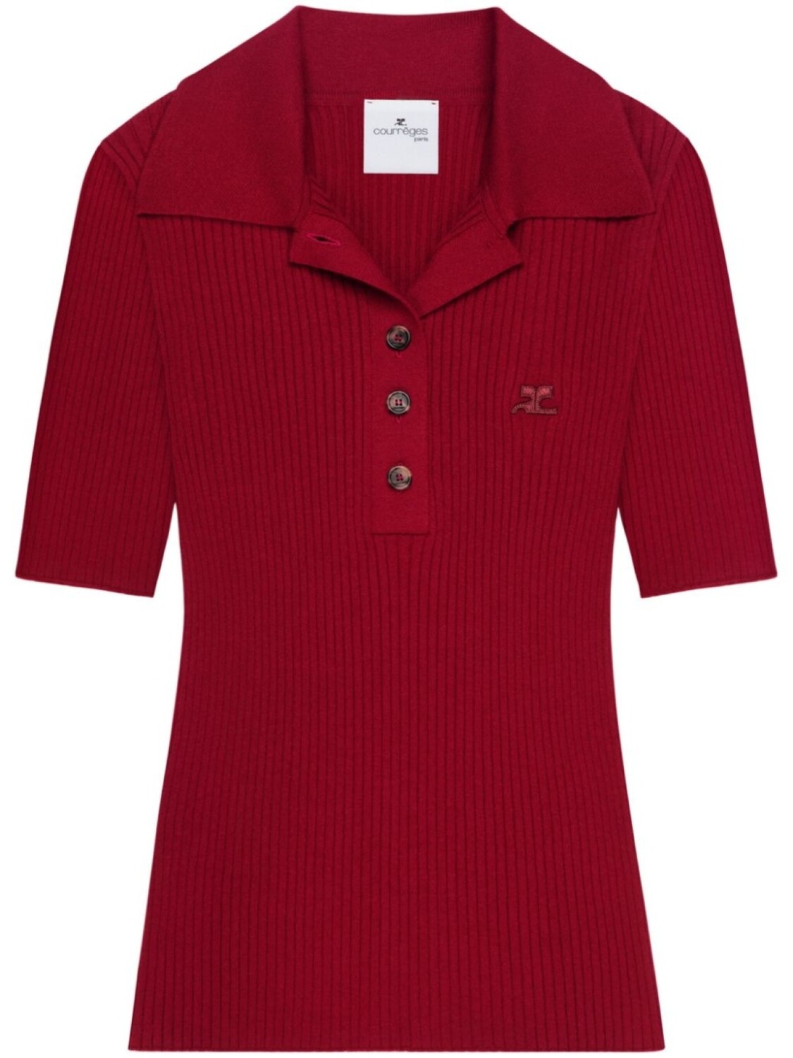 

Рубашка поло Iconic Courrèges, красный