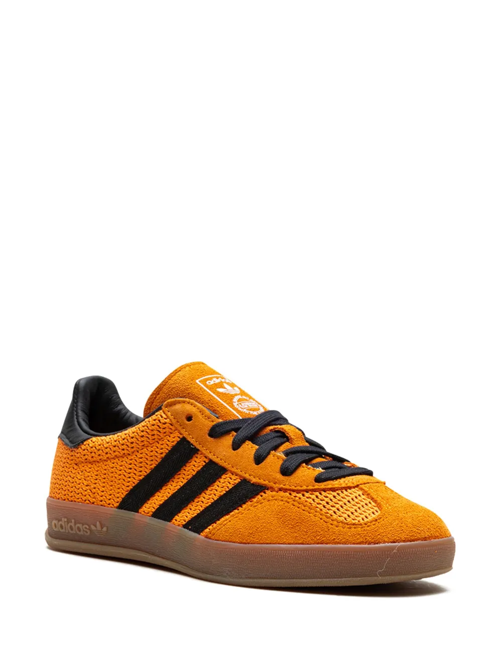 Кроссовки Gazelle Indoor Orange/Core Black Adidas, оранжевый — фото 2