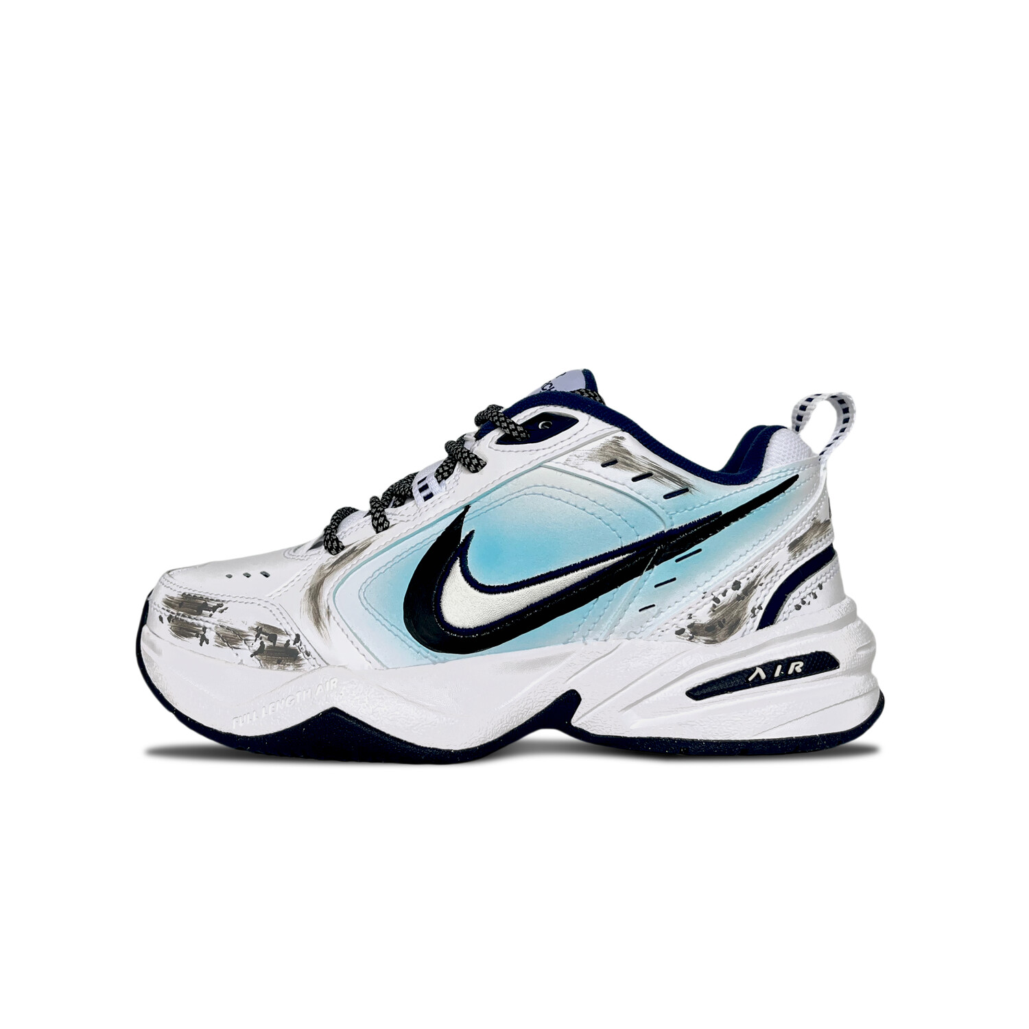 

Кроссовки Nike Air Monarch 4 Chunky Sneakers Unisex Low-top Blue/gray, голубой, Синий, Кроссовки Nike Air Monarch 4 Chunky Sneakers Unisex Low-top Blue/gray, голубой