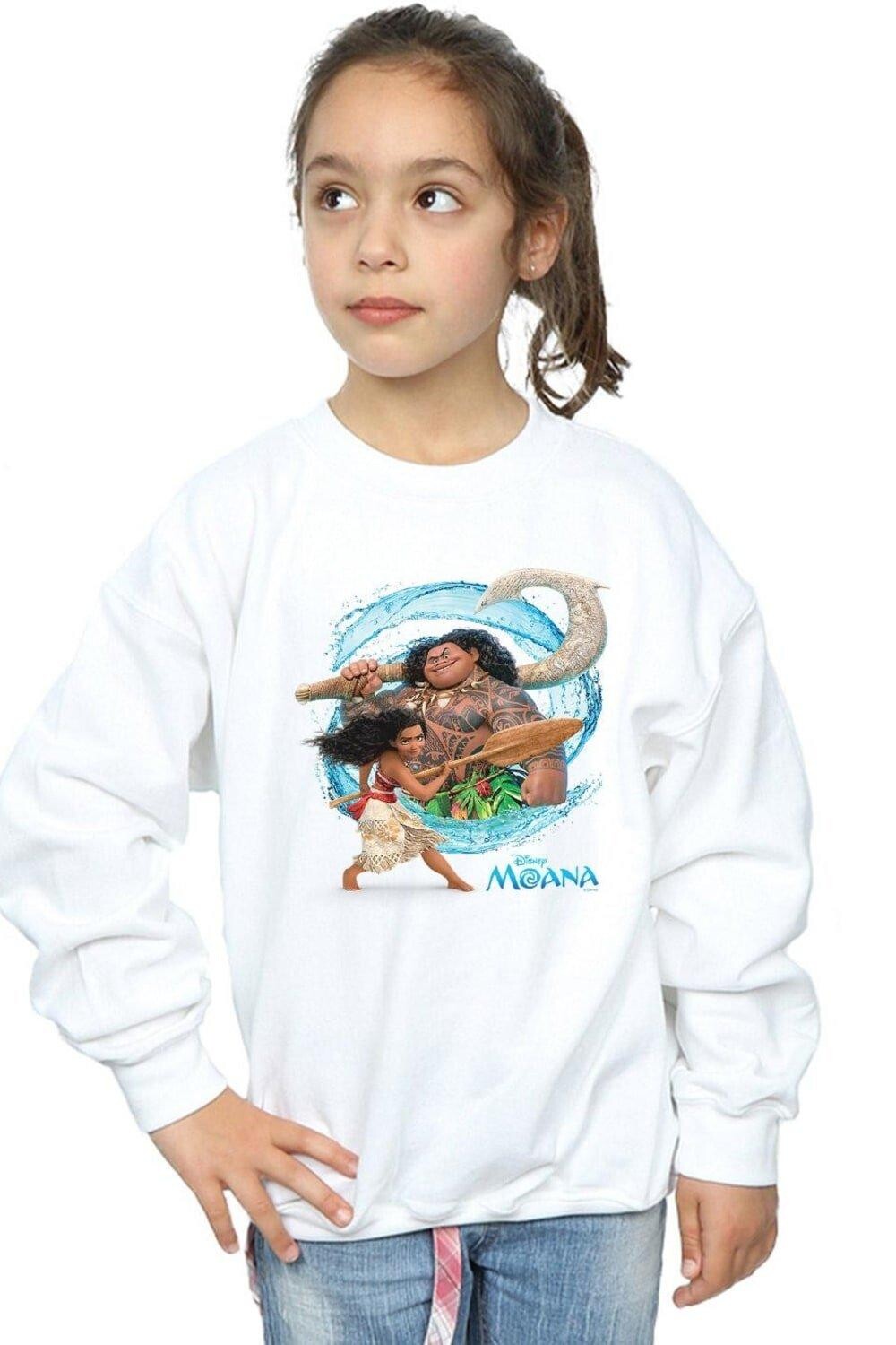 

Толстовка с волнами Моаны и Мауи Disney, белый
