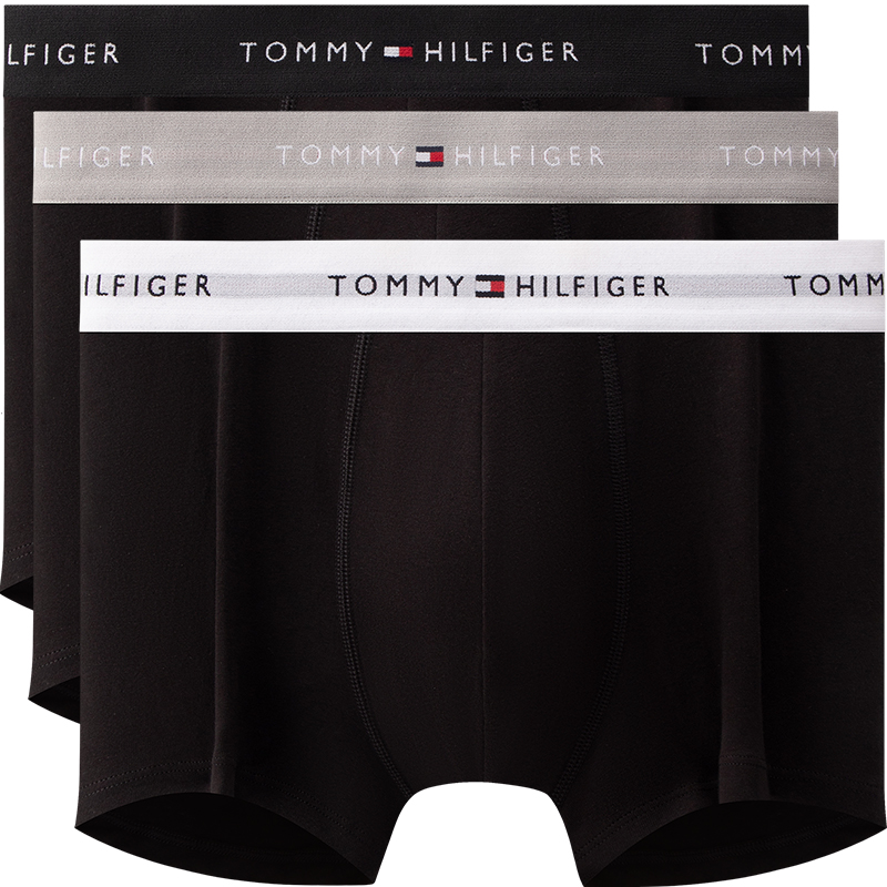 

Боксеры с логотипом на поясе Tommy Hilfiger, серый/черный/белый