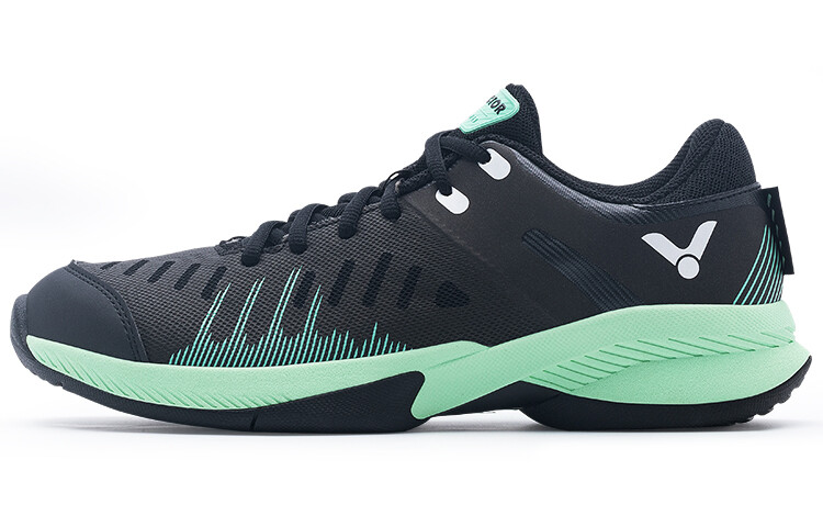 

Бадминтонные туфли унисекс с низким верхом черного цвета Victor