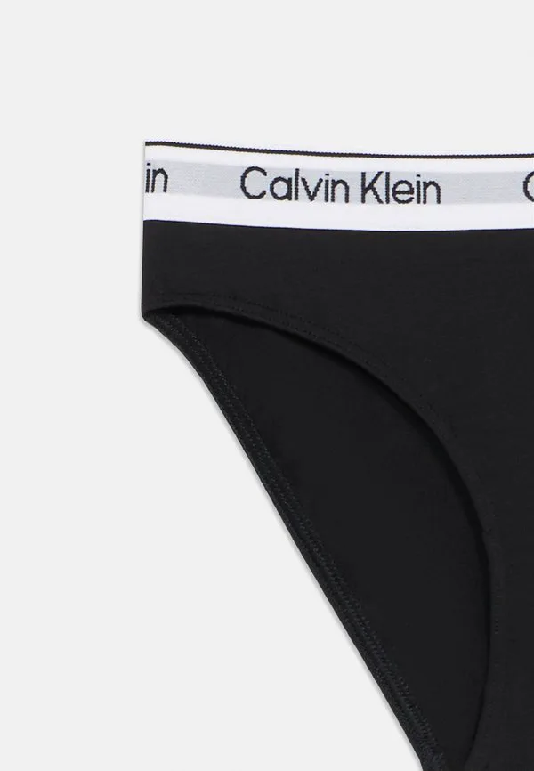 Трусы в упаковке по 3 штуки Calvin Klein Underwear, Black/Grey/White — фото 4