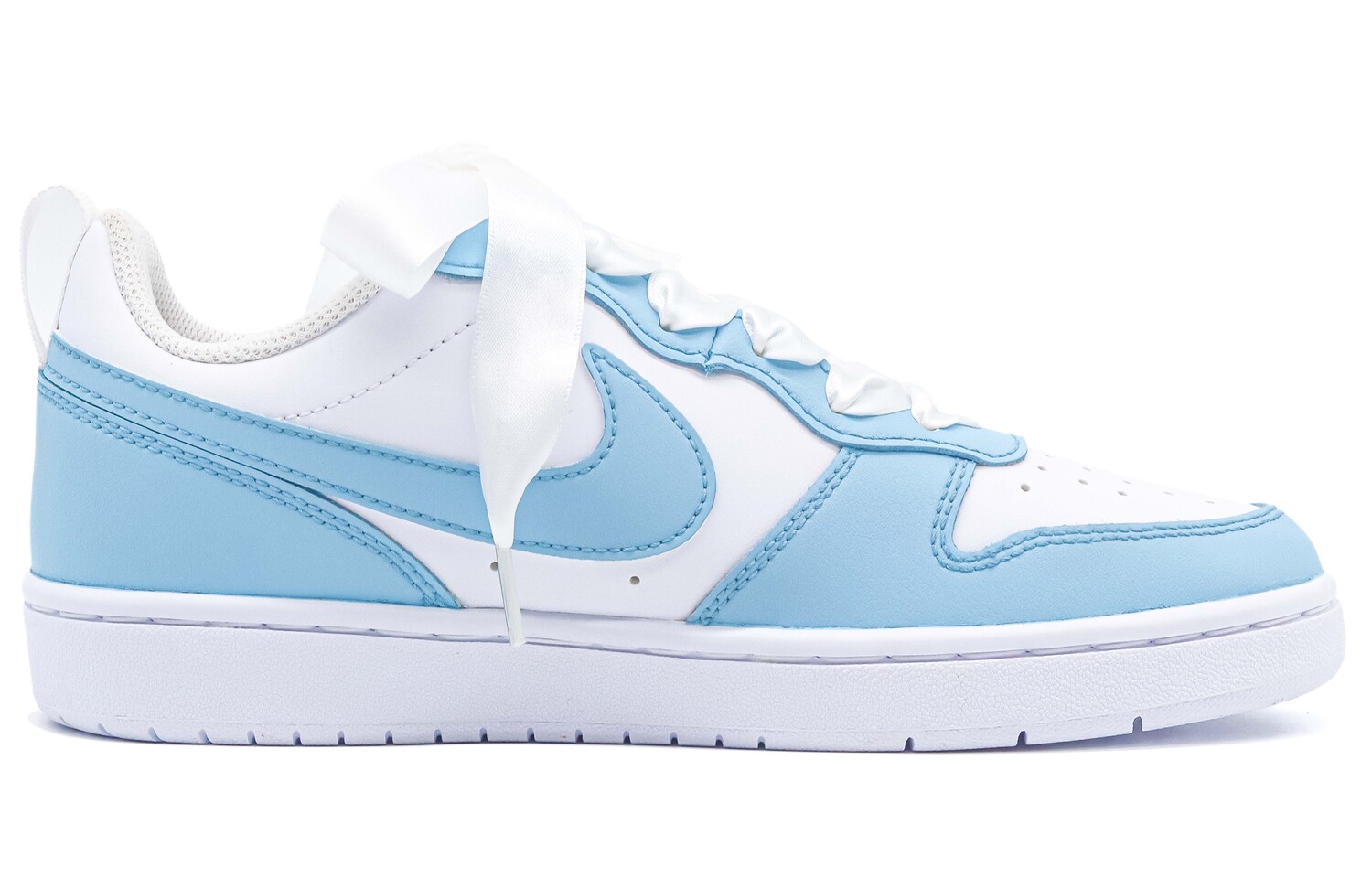 

Кроссовки Nike Court Borough Low Skateboarding Women, белый/голубой