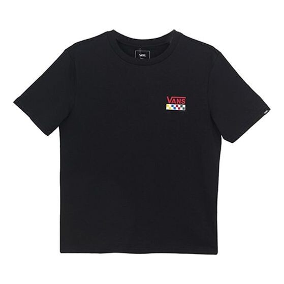 

Футболка men's alphabet casual short sleeve black Vans, черный