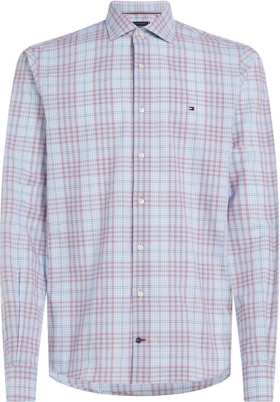 

Клетчатая рубашка TOMMY HILFIGER Slim fit Button Up Shirt, разноцветный